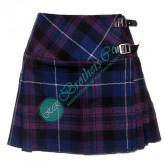 Ladies Pride of Scotland Tartan Mini Kilt Skirt